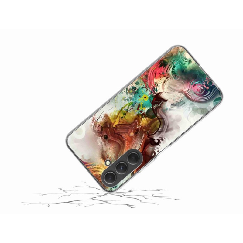 Gelový kryt mmCase na mobil Samsung Galaxy A54 5G - abstrakt 1