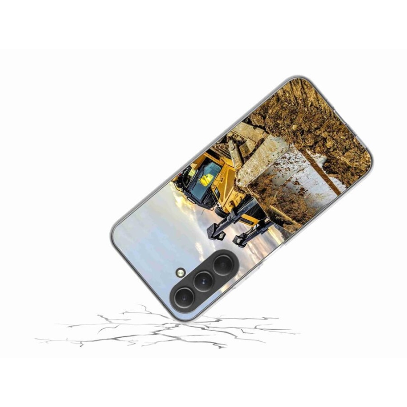 Gelový kryt mmCase na mobil Samsung Galaxy A54 5G - bagr
