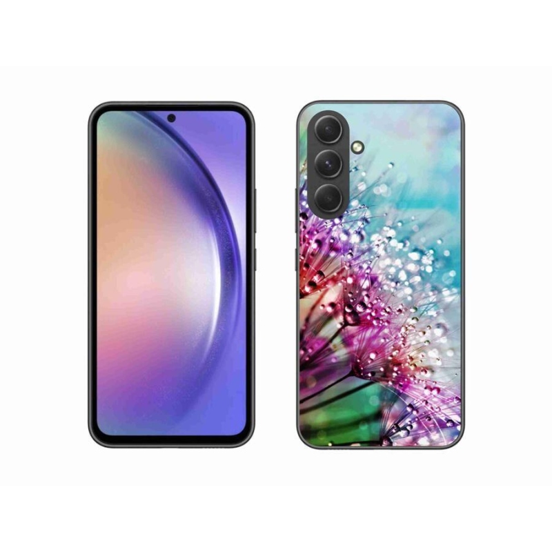 Gelový kryt mmCase na mobil Samsung Galaxy A54 5G - barevné květy