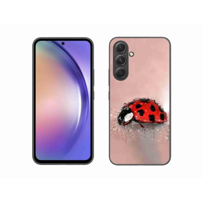 Gelový kryt mmCase na mobil Samsung Galaxy A54 5G - beruška
