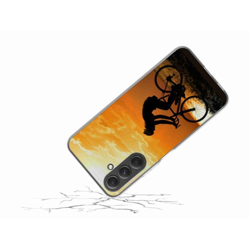 Gelový kryt mmCase na mobil Samsung Galaxy A54 5G - cyklovýlet