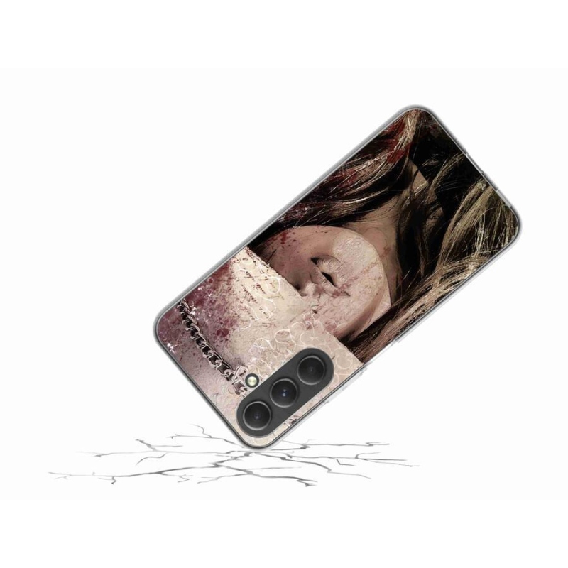Gelový kryt mmCase na mobil Samsung Galaxy A54 5G - dívka