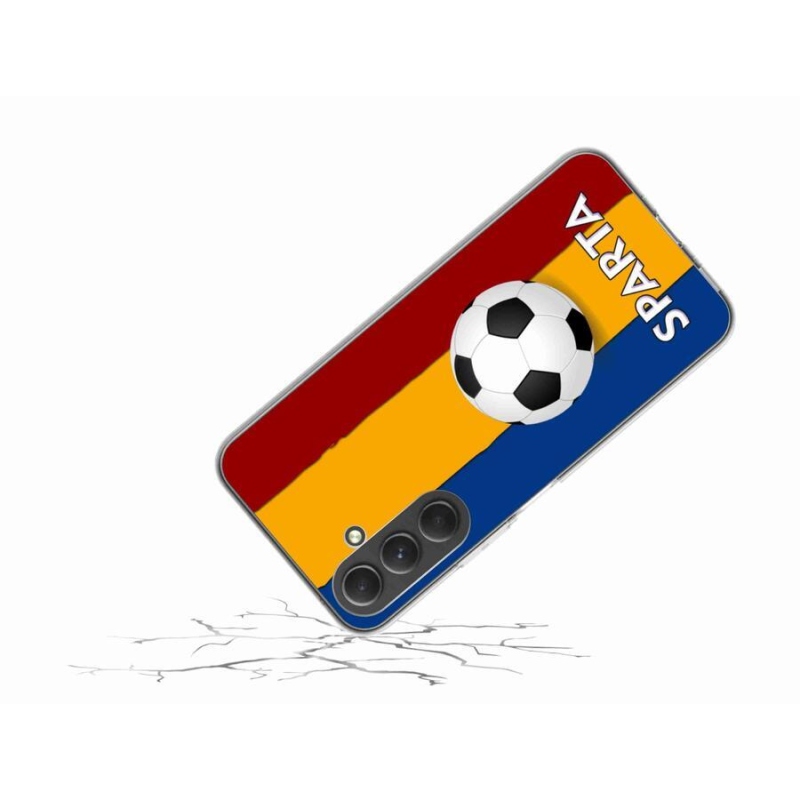 Gelový kryt mmCase na mobil Samsung Galaxy A54 5G - fotbal 1