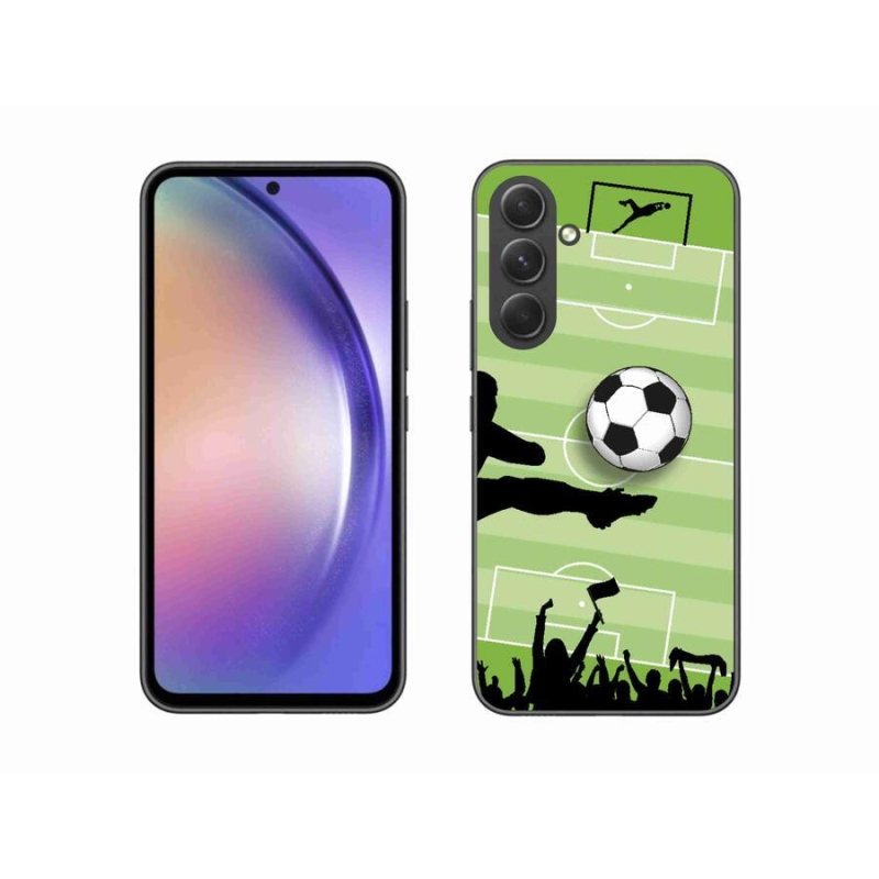 Gelový kryt mmCase na mobil Samsung Galaxy A54 5G - fotbal 3