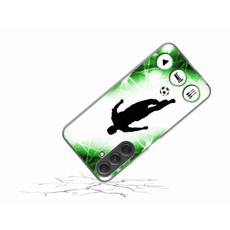 Gelový kryt mmCase na mobil Samsung Galaxy A54 5G - fotbalista