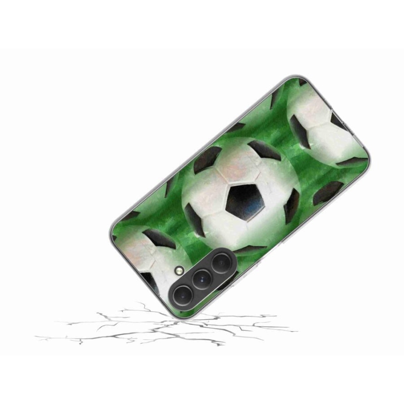 Gelový kryt mmCase na mobil Samsung Galaxy A54 5G - fotbalový míč
