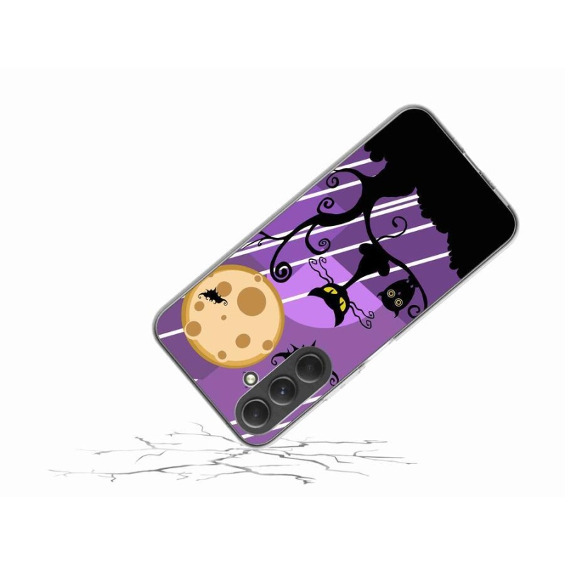Gelový kryt mmCase na mobil Samsung Galaxy A54 5G - halloween