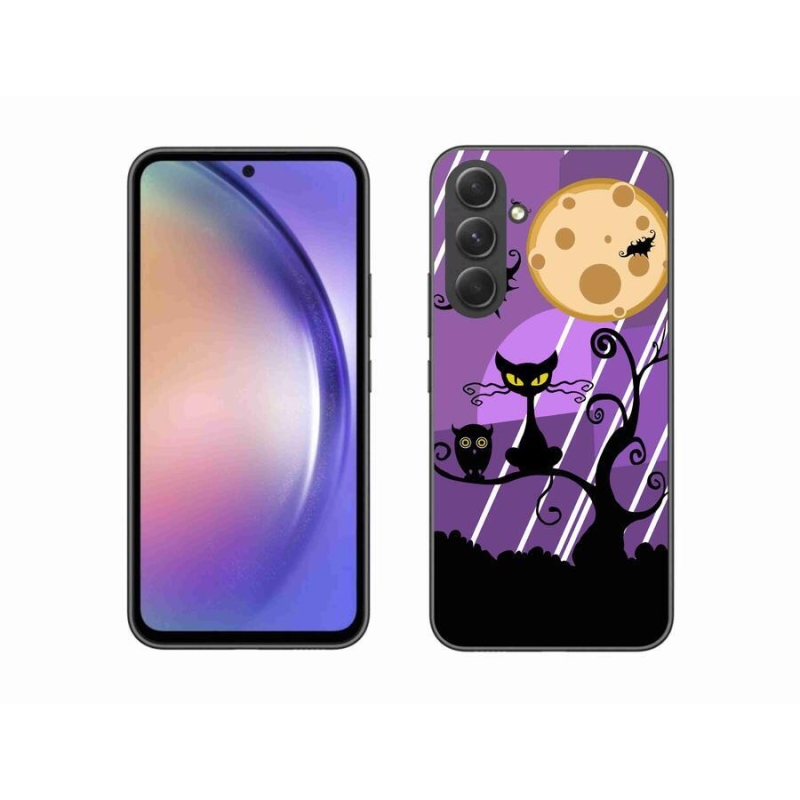 Gelový kryt mmCase na mobil Samsung Galaxy A54 5G - halloween
