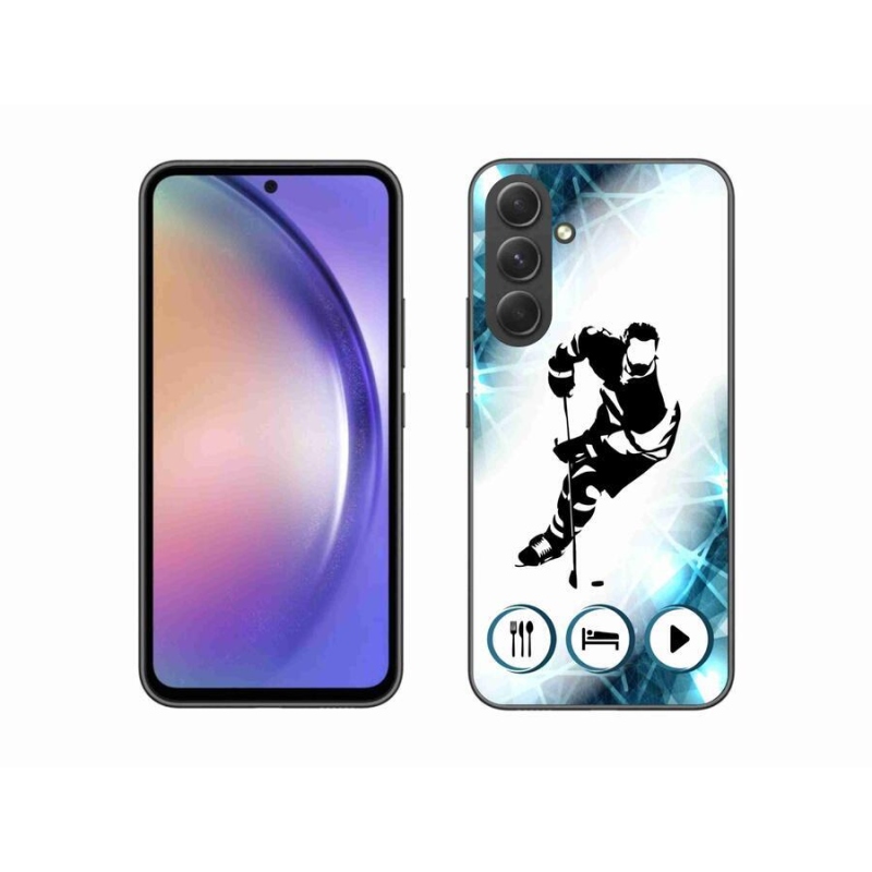Gelový kryt mmCase na mobil Samsung Galaxy A54 5G - hokej 1