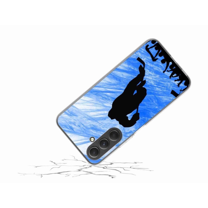 Gelový kryt mmCase na mobil Samsung Galaxy A54 5G - hokejový hráč
