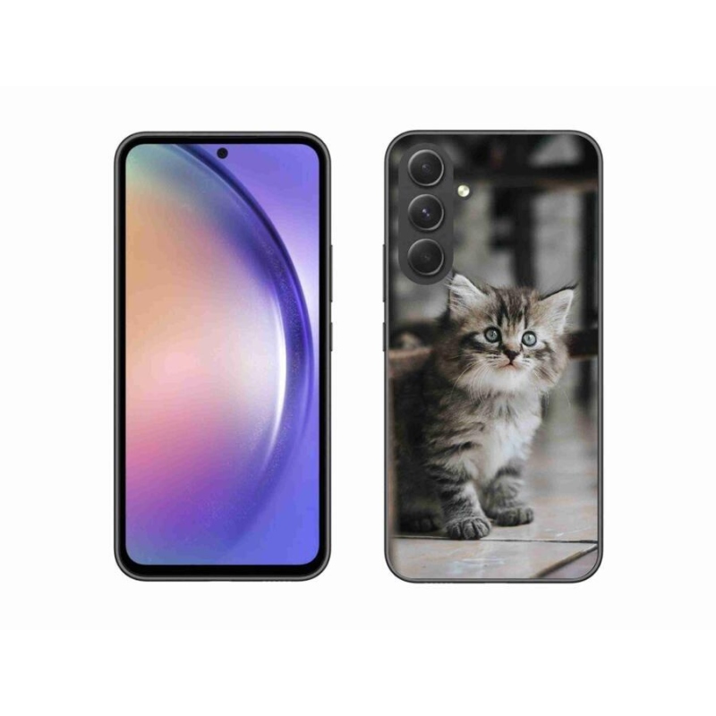Gelový kryt mmCase na mobil Samsung Galaxy A54 5G - koťátko