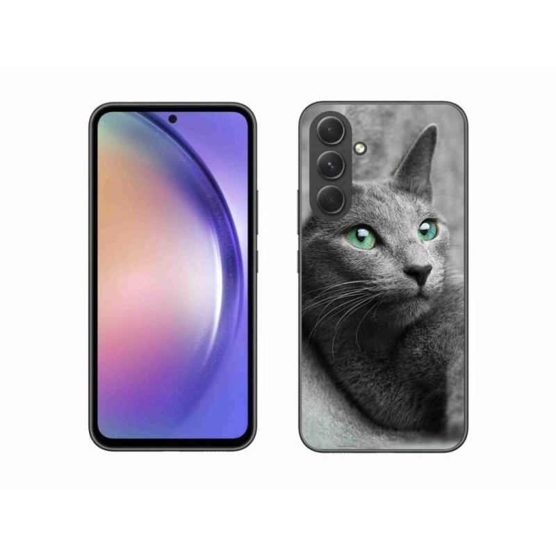 Gelový kryt mmCase na mobil Samsung Galaxy A54 5G - kočka 2