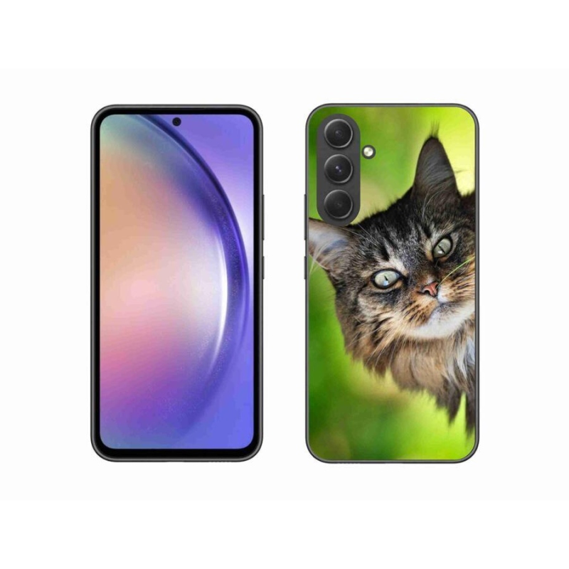 Gelový kryt mmCase na mobil Samsung Galaxy A54 5G - kočka 3
