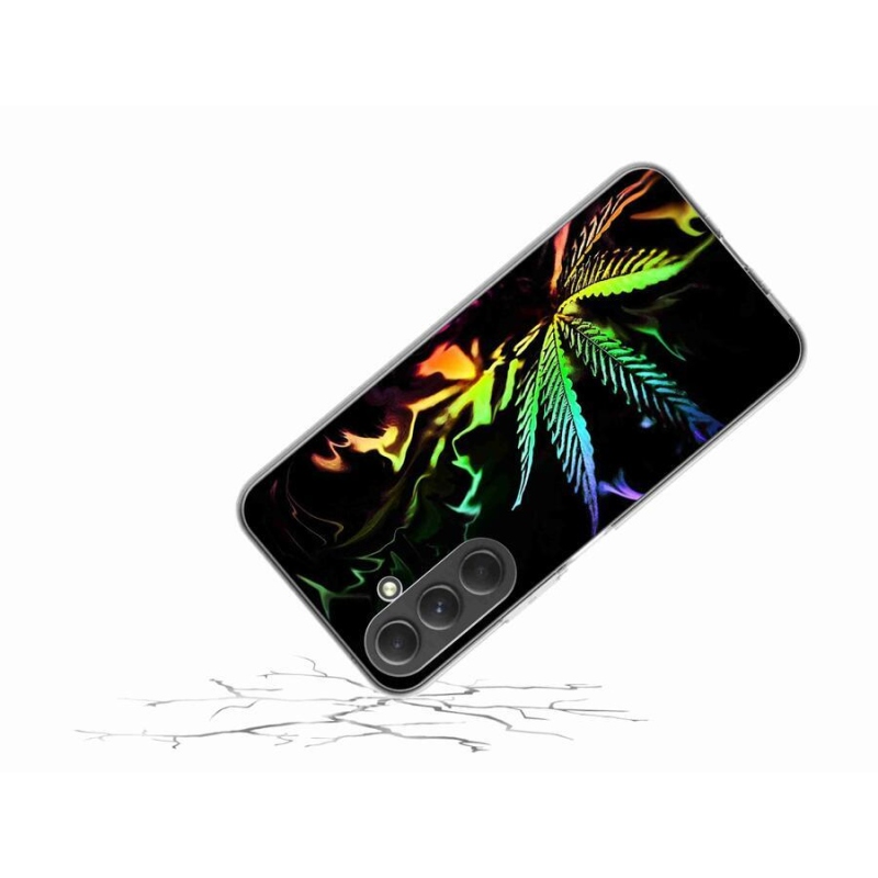Gelový kryt mmCase na mobil Samsung Galaxy A54 5G - konopí 2
