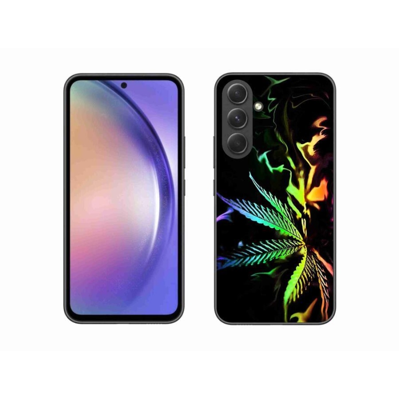Gelový kryt mmCase na mobil Samsung Galaxy A54 5G - konopí 2