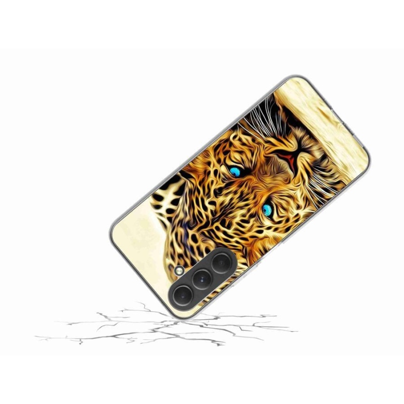Gelový kryt mmCase na mobil Samsung Galaxy A54 5G - kreslený tygr