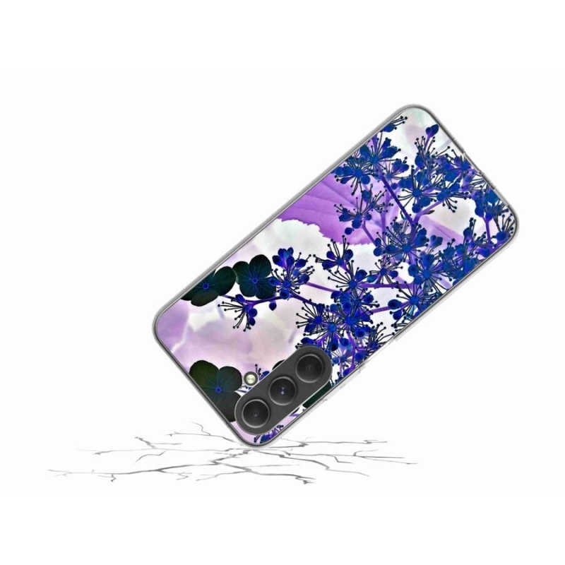 Gelový kryt mmCase na mobil Samsung Galaxy A54 5G - květ hortenzie