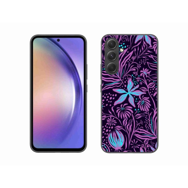 Gelový kryt mmCase na mobil Samsung Galaxy A54 5G - květiny 2