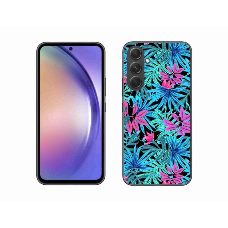 Gelový kryt mmCase na mobil Samsung Galaxy A54 5G - květiny 3