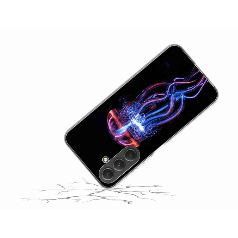 Gelový kryt mmCase na mobil Samsung Galaxy A54 5G - medúza