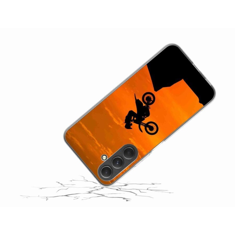 Gelový kryt mmCase na mobil Samsung Galaxy A54 5G - motocross