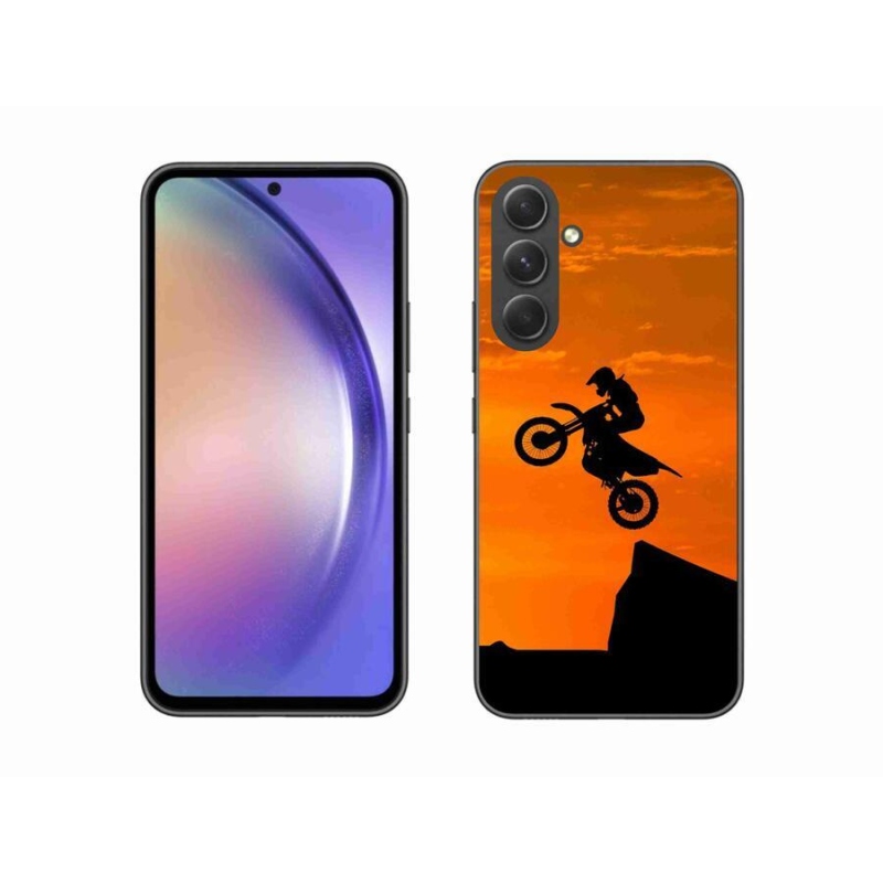 Gelový kryt mmCase na mobil Samsung Galaxy A54 5G - motocross