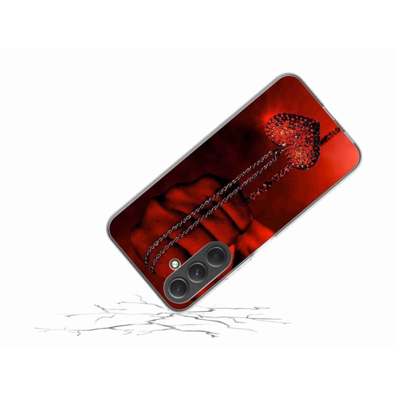 Gelový kryt mmCase na mobil Samsung Galaxy A54 5G - náhrdelník