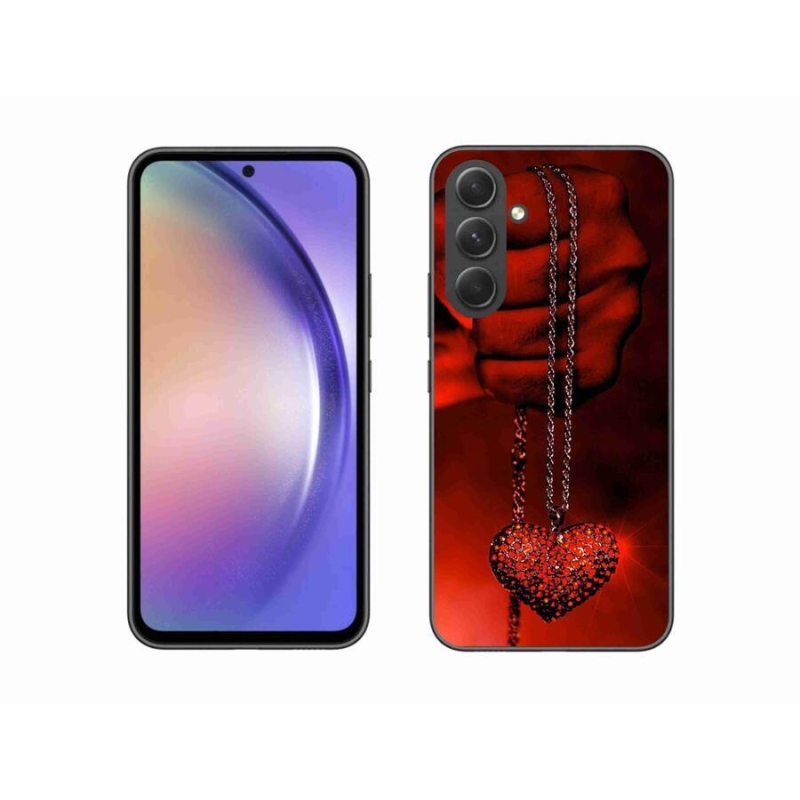 Gelový kryt mmCase na mobil Samsung Galaxy A54 5G - náhrdelník