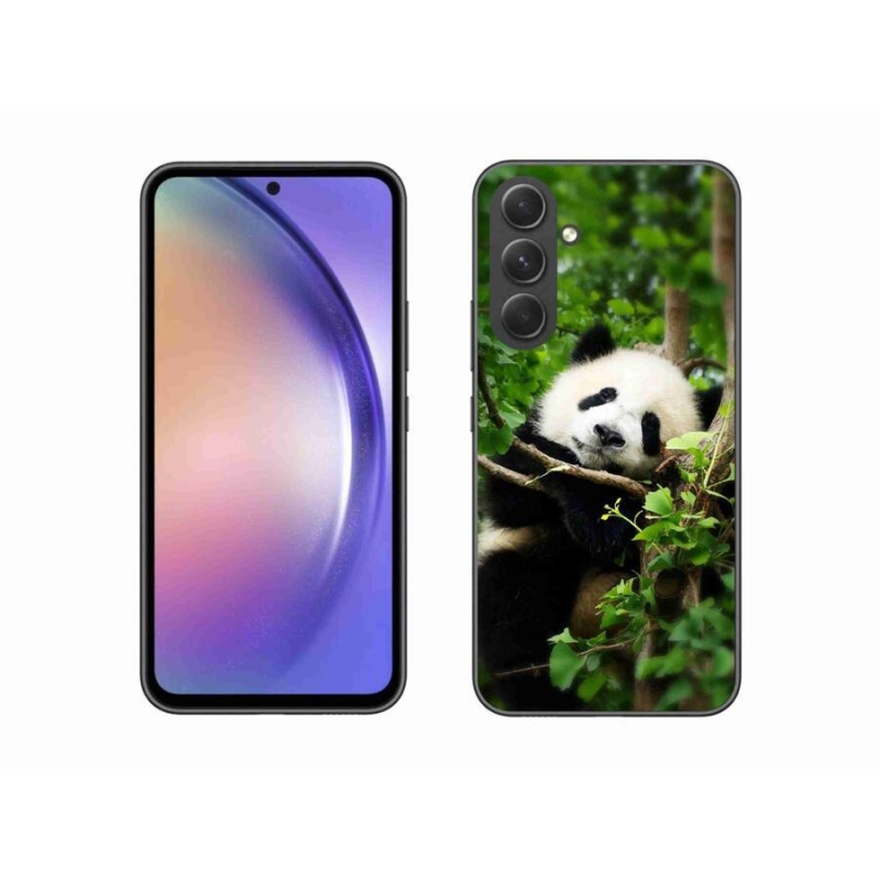 Gelový kryt mmCase na mobil Samsung Galaxy A54 5G - panda
