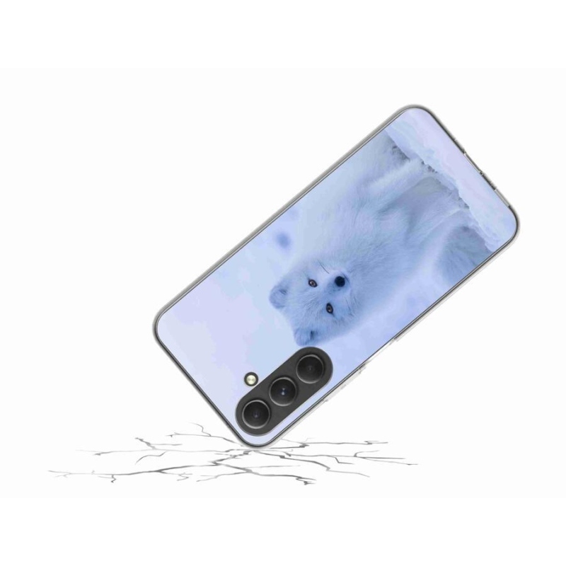 Gelový kryt mmCase na mobil Samsung Galaxy A54 5G - polární liška