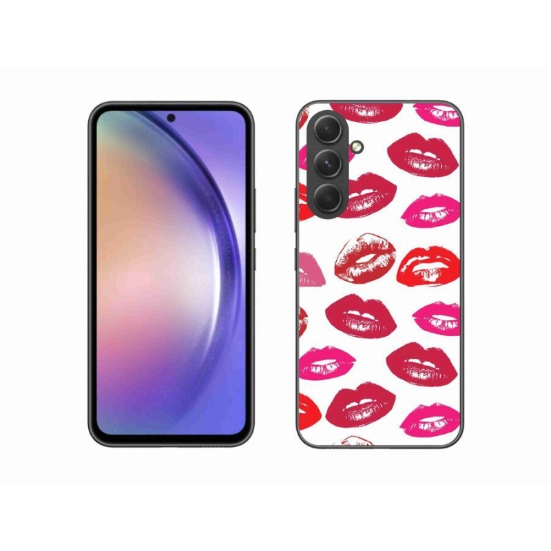 Gelový kryt mmCase na mobil Samsung Galaxy A54 5G - rty