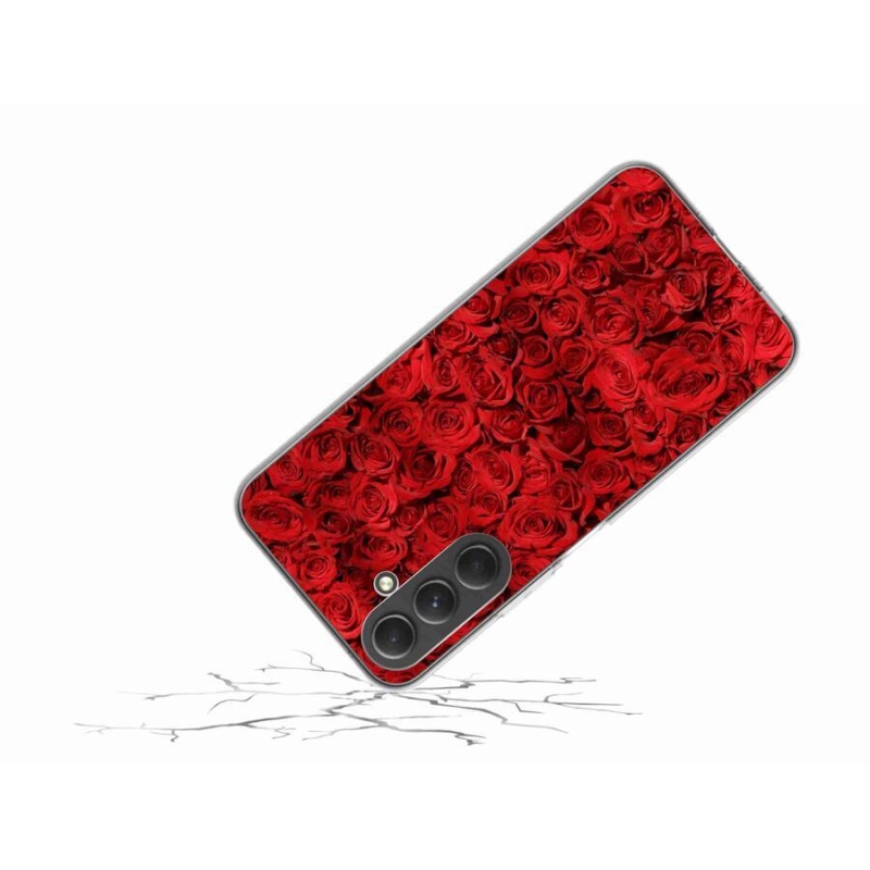 Gelový kryt mmCase na mobil Samsung Galaxy A54 5G - růže
