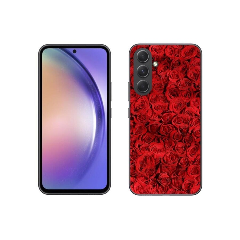 Gelový kryt mmCase na mobil Samsung Galaxy A54 5G - růže