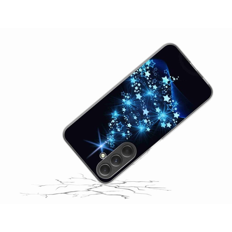 Gelový kryt mmCase na mobil Samsung Galaxy A54 5G - vánoční stromek