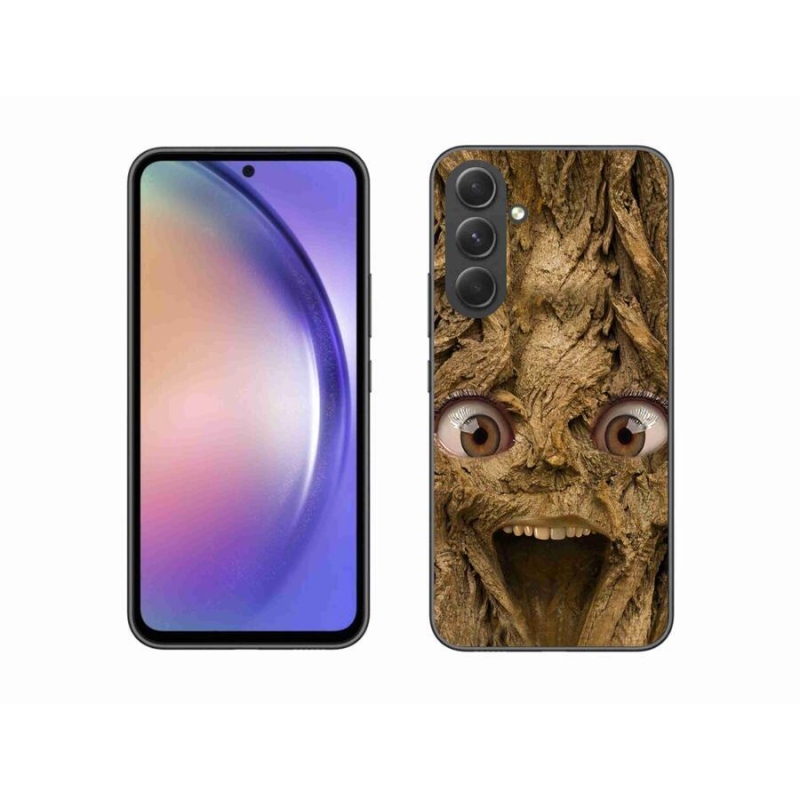 Gelový kryt mmCase na mobil Samsung Galaxy A54 5G - veselý strom s očima