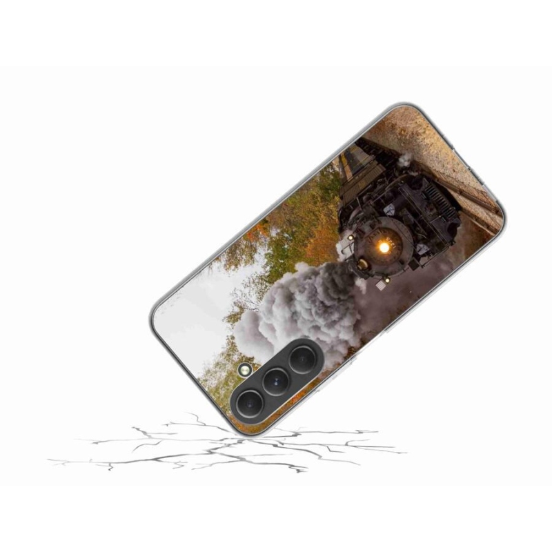 Gelový kryt mmCase na mobil Samsung Galaxy A54 5G - vlak 1