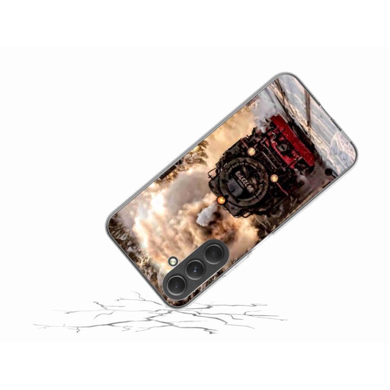 Gelový kryt mmCase na mobil Samsung Galaxy A54 5G - vlak