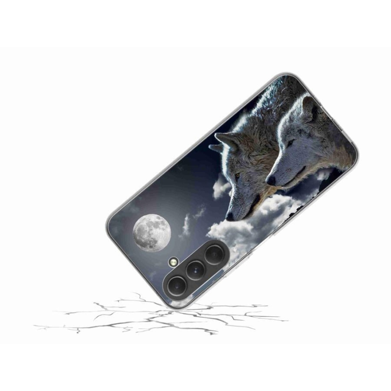 Gelový kryt mmCase na mobil Samsung Galaxy A54 5G - vlci