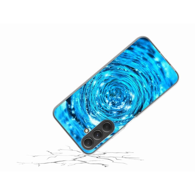 Gelový kryt mmCase na mobil Samsung Galaxy A54 5G - vodní vír