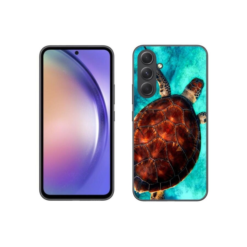 Gelový kryt mmCase na mobil Samsung Galaxy A54 5G - želva