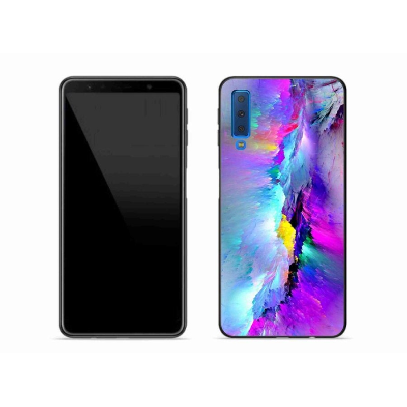 Gelový kryt mmCase na mobil Samsung Galaxy A7 (2018) - abstrakt