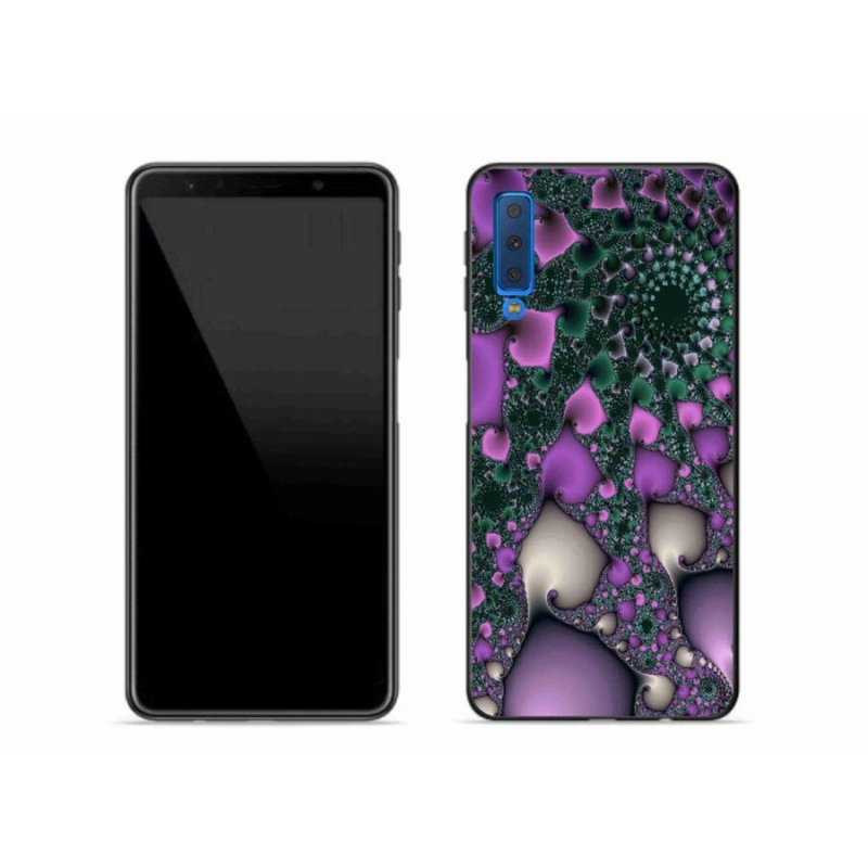 Gelový kryt mmCase na mobil Samsung Galaxy A7 (2018) - abstrakt 7
