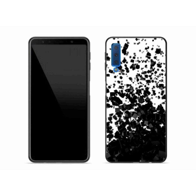 Gelový kryt mmCase na mobil Samsung Galaxy A7 (2018) - abstraktní vzor 1