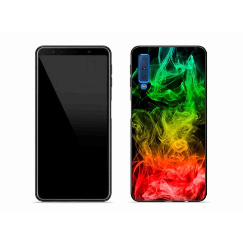 Gelový kryt mmCase na mobil Samsung Galaxy A7 (2018) - abstraktní vzor 7