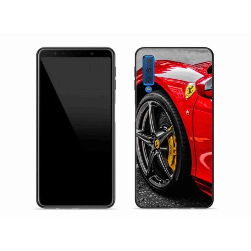 Gelový kryt mmCase na mobil Samsung Galaxy A7 (2018) - auto 1