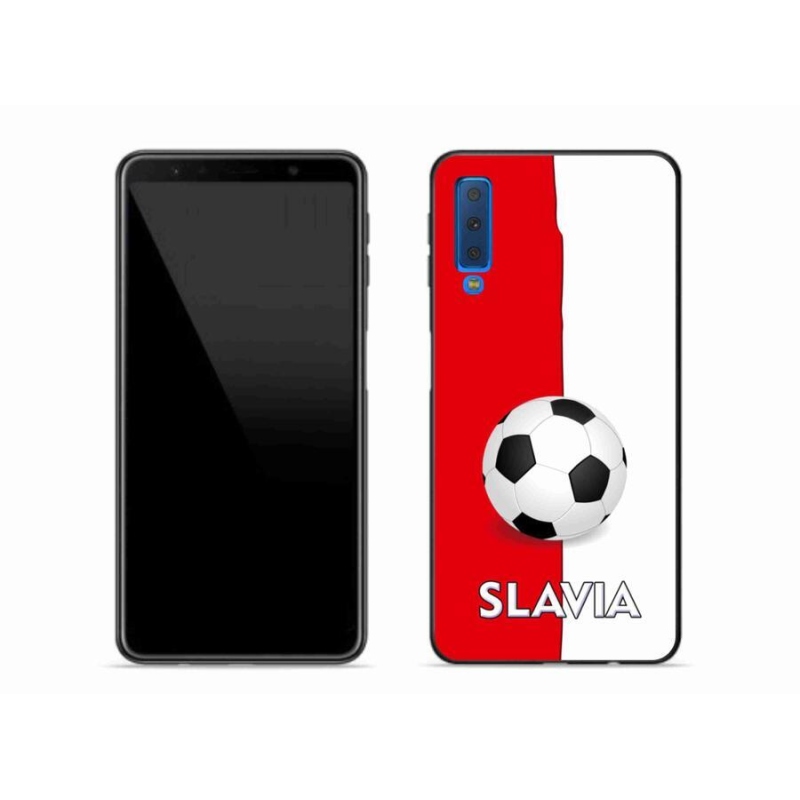 Gelový kryt mmCase na mobil Samsung Galaxy A7 (2018) - fotbal 2