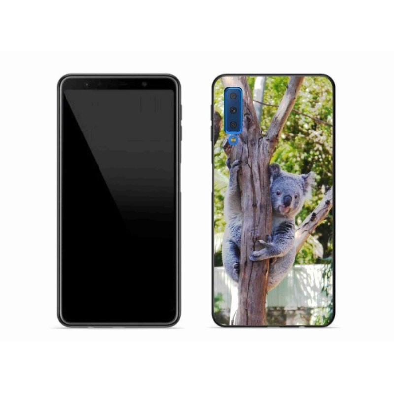 Gelový kryt mmCase na mobil Samsung Galaxy A7 (2018) - koala