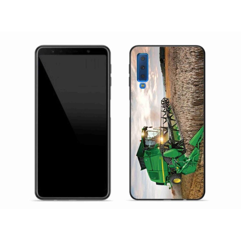Gelový kryt mmCase na mobil Samsung Galaxy A7 (2018) - kombajn