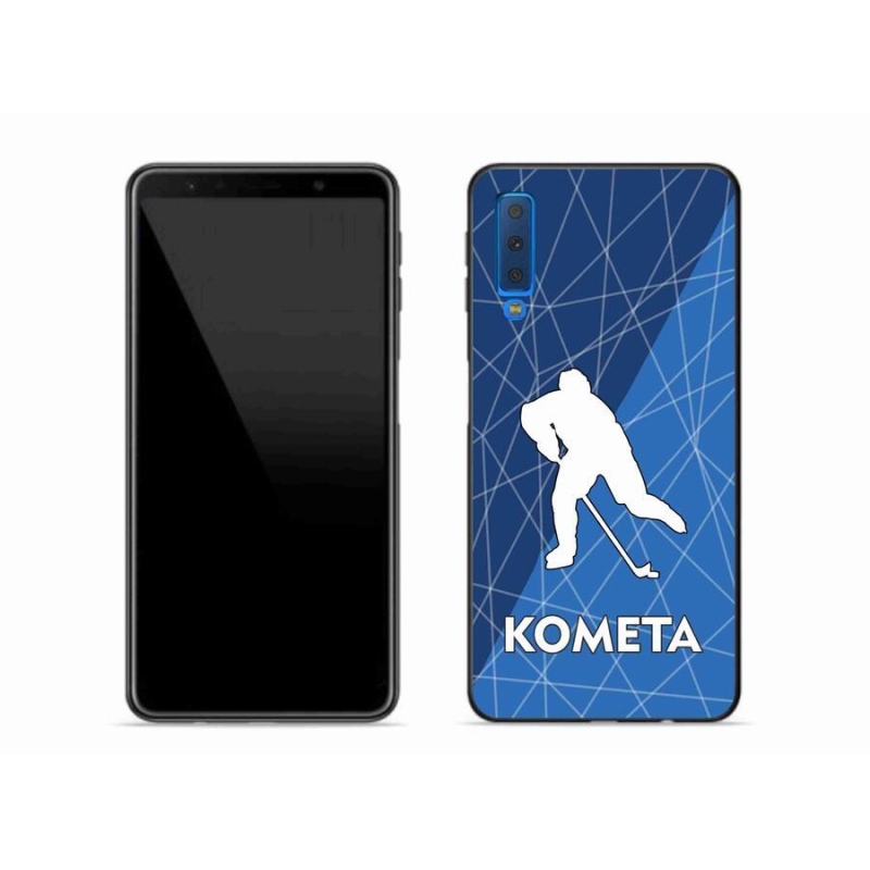 Gelový kryt mmCase na mobil Samsung Galaxy A7 (2018) - Kometa