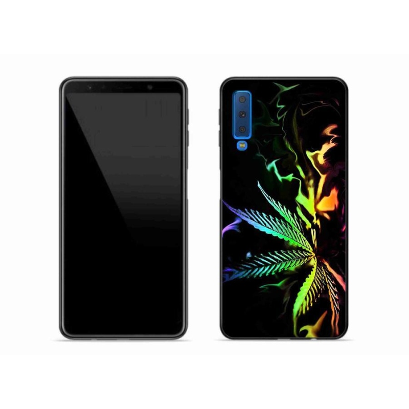Gelový kryt mmCase na mobil Samsung Galaxy A7 (2018) - konopí 2